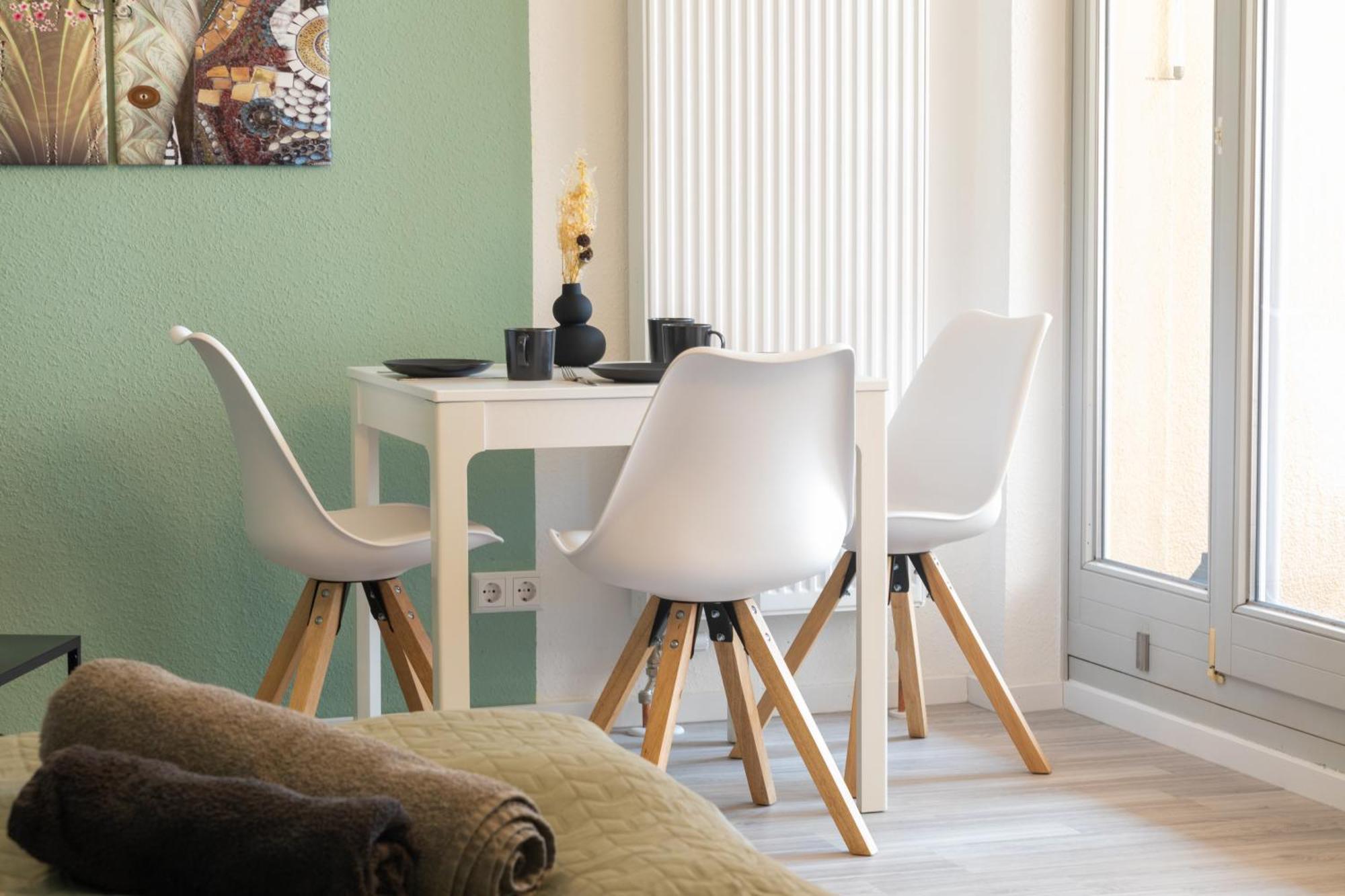 Home Shanti - Studio, Suedvorstadt, Balkon, Tv 라이프치히 외부 사진